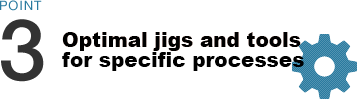 POINT3 Optimal jigs and tools for specific processes